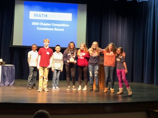 SOLVE - Members of the DHH Lengel Middle School Mathcounts Team pose after their win at Penn State Schuylkill on February 1.