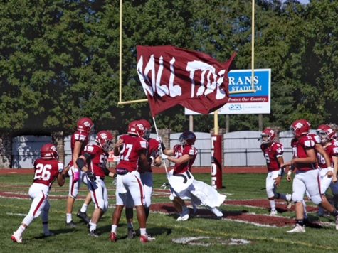 The Pottsville Area High School football team was pumping before their game against Minersville. This year is the first year without any spectators attending because of COVID-19 regulations. “Well honestly it’s still kind of a bummer that we can’t have everyone at the games but other than I think I’m kinda used to it for now. These past few games I think we showered everyone that we can bounce back from a devastating loss, there were a few mental mistakes but we came back, ROLL TIDE,” said junior Travontai Davis.