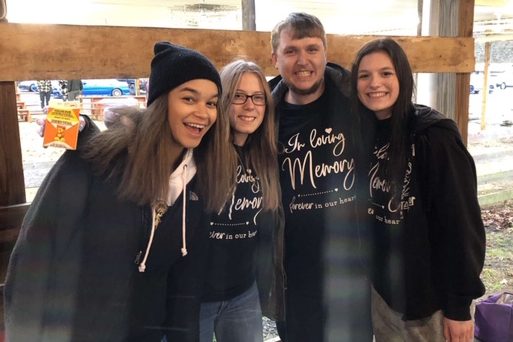 (From left to right, Roberta Harris, Alyssa Courtney, Jerry Beech, and Morgan Eiler) On November 15, 2020, families and friends of Dayla and Mike came together to celebrate at the Schuylkill County Fair Grounds. The event was held from 12-7 and there were many activities to participate in. “The families of Dayla and Mike were overjoyed to see over 700 people interested in the event,” said Morgan Eiler.