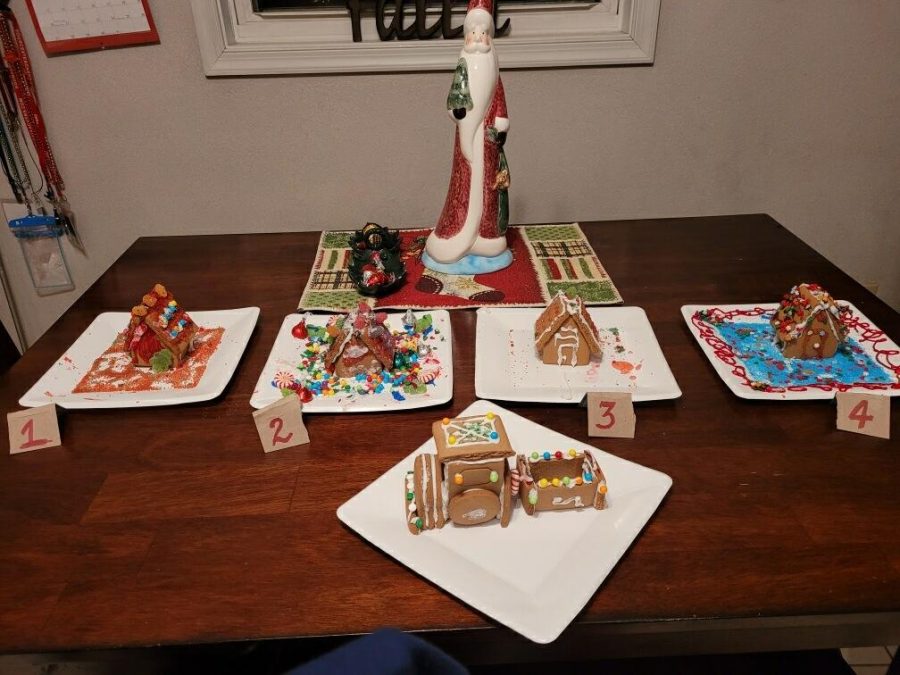 Making gingerbread houses during the holiday season is a popular tradition for many students. During the break, several people decided to decorate them. “Making gingerbread houses is a fun way to express my creativity,” said graduate Gavin Holley.