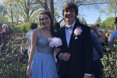 Junior Jadyn Wagner and senior Bobby Walchak enjoy their day at the promenade. On Saturday, May 1st, seniors and their dates danced the night away at St. Nicholas Hall. “Prom was sincerely a great memory that I wI’ll never forget.” 