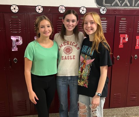 The top three candidates Brenna McGowan, Emma Seiger and Alaina Bartashus were selected to compete in the Winter Carnival. They will now move on to compete with other girls around the county to be Snowflake Princess.
