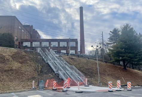 The stairs at Martz Hall appear to be almost complete. The stairs project is no longer under major construction and is almost ready for the use of PAHS students. 
