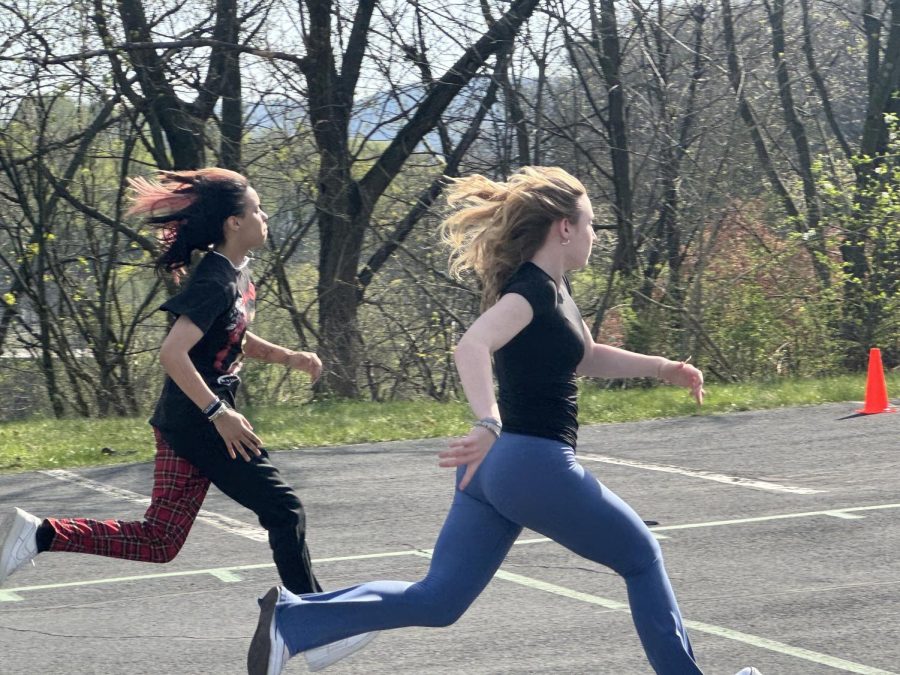 Seventh graders compete in Olympic Games