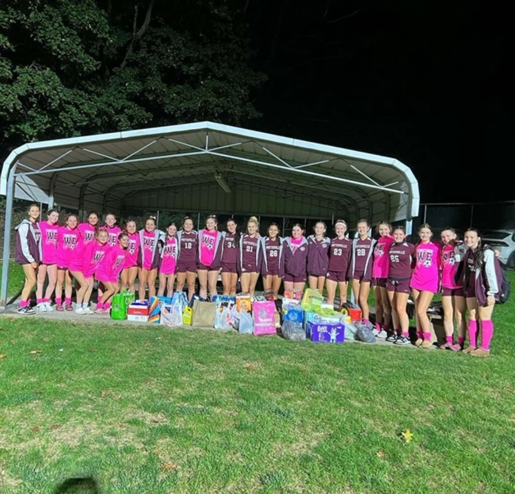 The girls soccer team collects items at one of their recents games to help the victims of Hurricane Helene and Milton. They were able to collect various items that have been sent to Florida for people in need. 
