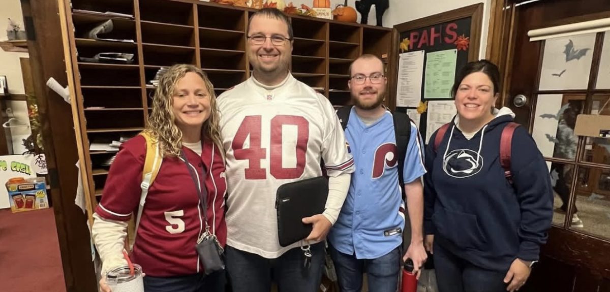 PAHS staff members dress as the theme, “Sports Star”, on Wednesday, October 30th to show support for Red Ribbon Week. “Say NO to bad decisions,” is always the theme for the week.