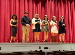 On Thursday, March 8 2025, students involved in a foreign language class that had a 90% or higher throughout the last two years were inducted into the foreign language honors society. 
